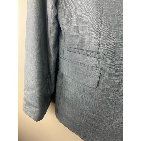 EXPRESS NWT Men`s Gray Fitted Wool Blend Photographer Suit Jacket 42 regular - Picture 5 of 15